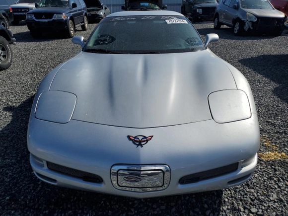 2002 Chevrolet Corvette Z06 with VIN 1G1YY12SX25133556, listed as a Copart auction lot 78727814 with 6,158 mi miles and Salvage Title. Bid and sale history available at carsss.com. Image 5.