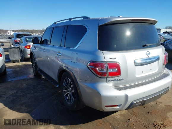2019 Nissan Armada SL with VIN JN8AY2NDXK9085369, listed as a IAAI auction lot 41265930 with Not provided miles and . Bid and sale history available at DreamBid. Image 3.