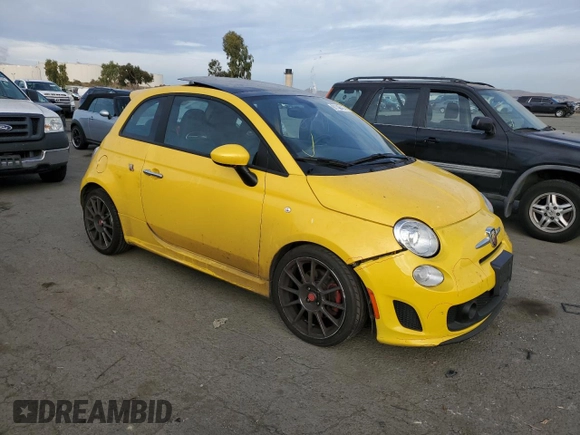 2017 FIAT 500 Abarth z VIN 3C3CFFFH3HT675355, wystawiony jako Copart lot #81145414 z przebiegiem 45 491 mil mil oraz Szkoda całkowita • Salvage title. Historia ofert i sprzedaży dostępna na DreamBid. Obrazek 4.