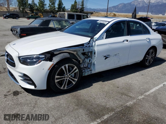 2021 Mercedes-Benz E-Class E 350 with VIN W1KZF8DB9MA897177, listed as a Copart auction lot 48916825 with 34,865 mi miles and Salvage Title. Bid and sale history available at carsss.com. Image 1.