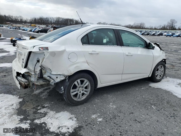 2012 Chevrolet Sonic LT with VIN 1G1JC5SH0C4106658, listed as a Copart auction lot 46187815 with 111,501 mi miles and Salvage Title. Bid and sale history available at carsss.com. Image 3.