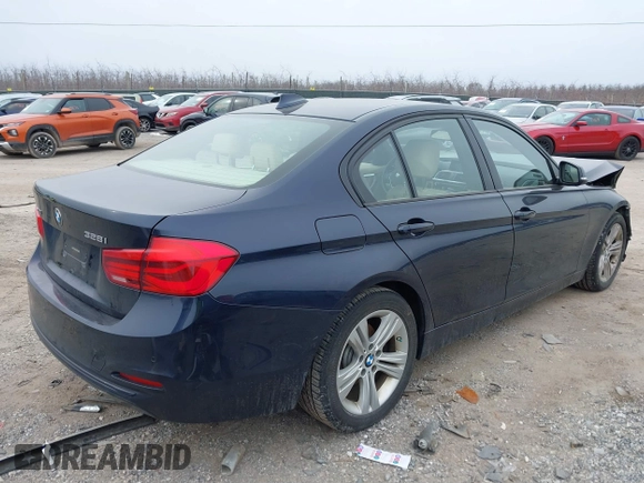 2016 BMW 3 Series 328i xDrive with VIN WBA8E3G5XGNT26759, listed as a IAAI auction lot 41617095 with 58,925 mi miles and . Bid and sale history available at carsss.com. Image 4.