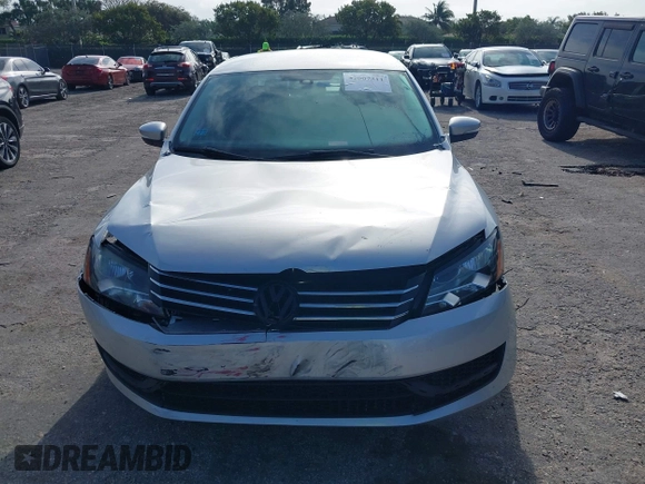 2013 Volkswagen Passat Wolfsburg Edition with VIN 1VWAP7A31DC065040, listed as a IAAI auction lot 42007311 with 133,510 mi miles. Bid and sale history available at carsss.com. Image 12.