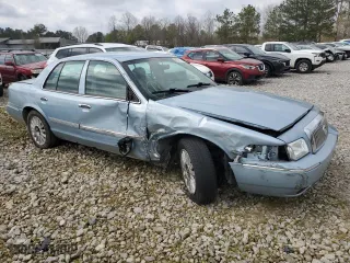 2009 Mercury Grand Marquis LS with VIN 2MEHM75V29X634556, listed as a Copart auction lot 48925725 with 91,643 mi miles and Salvage Title. Bid and sale history available at carsss.com. Image 4.