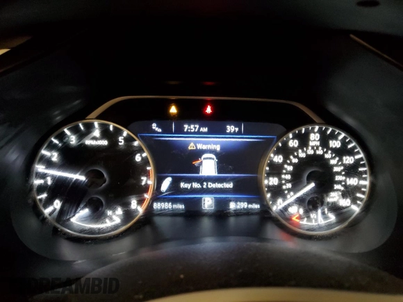 2019 Nissan Murano SL with VIN 5N1AZ2MS0KN120271, listed as a Copart auction lot 47218525 with 88,986 mi miles and Salvage Title. Bid and sale history available at DreamBid. Image 9.