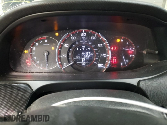 2014 Honda Accord Sport with VIN 1HGCR2F52EA021629, listed as a Copart auction lot 52610385 with 144,187 mi miles and Salvage Title. Bid and sale history available at carsss.com. Image 9.