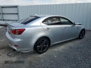 2012 Lexus IS 250 with VIN JTHBF5C22C5165863, listed as a Copart auction lot 52546885 with 135,868 mi miles and Clean Title. Bid and sale history available at DreamBid. Image 3.