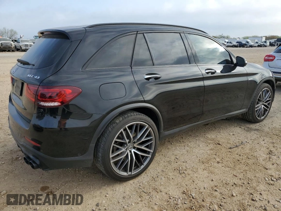 2020 Mercedes-Benz GLC with VIN W1N0G6EB3LF769353, listed as a Copart auction lot 49112485 with 26,326 mi miles and Salvage Title. Bid and sale history available at carsss.com. Image 3.