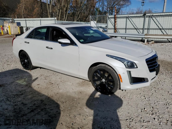 2016 Cadillac CTS with VIN 1G6AZ5SS8G0197616, listed as a Copart auction lot 80515554 with 61,355 mi miles and Salvage Title. Bid and sale history available at DreamBid. Image 4.