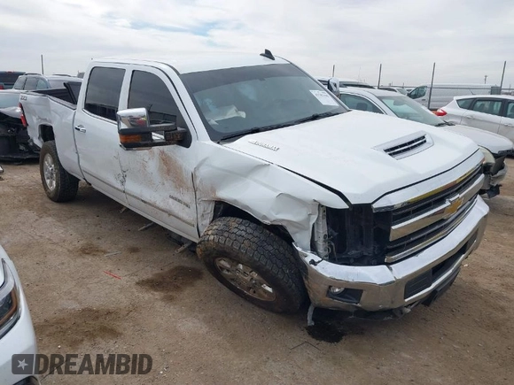 2019 Chevrolet Silverado 2500HD LTZ with VIN 1GC1KTEY3KF167922, listed as a IAAI auction lot 41581196 with 110,252 mi miles. Bid and sale history available at carsss.com. Image 1.