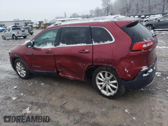 2017 Jeep Cherokee Limited with VIN 1C4PJLDS8HW549463, listed as a Copart auction lot 45791105 with 74,662 mi miles and Salvage Title. Bid and sale history available at carsss.com. Image 2.