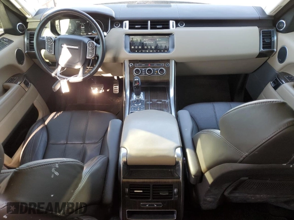 2017 Land Rover Range Rover Sport HSE with VIN SALWR2FK8HA694052, listed as a Copart auction lot 53330155 with 75,181 mi miles and Salvage title. Bid and sale history available at DreamBid. Image 8.