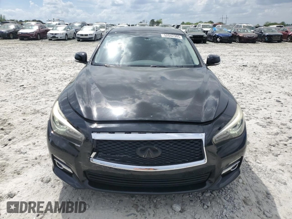 2017 Infiniti Q50 3.0t Signature Edition with VIN JN1EV7AR9HM837981, listed as a Copart auction lot 52042305 with 92,376 mi miles and Salvage Title. Bid and sale history available at carsss.com. Image 5.