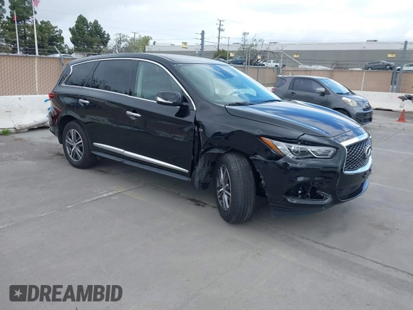 2020 Infiniti QX60 LUXE with VIN 5N1DL0MM5LC540433, listed as a IAAI auction lot 41894992 with 70,034 mi miles. Bid and sale history available at carsss.com. Image 6.