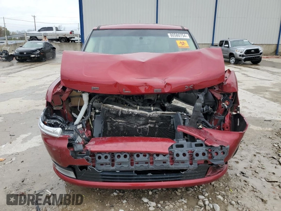 2019 Ford Flex SEL with VIN 2FMHK6C89KBA11495, listed as a Copart auction lot 80580754 with 0 mi miles and Salvage Title. Bid and sale history available at carsss.com. Image 5.