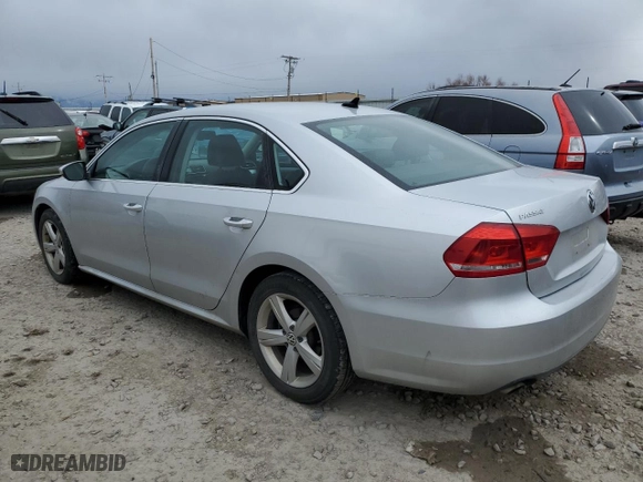2012 Volkswagen Passat SE w/Sunroof with VIN 1VWBP7A37CC071380, listed as a Copart auction lot 48555395 with 240,668 mi miles and Salvage Title. Bid and sale history available at carsss.com. Image 2.