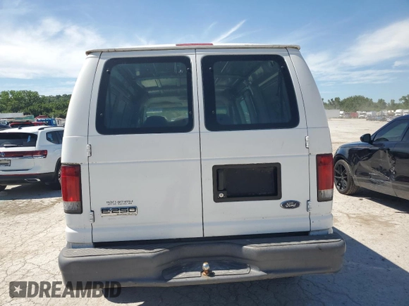 2007 Ford Econoline Cargo Commercial with VIN 1FTNE24W27DA89008, listed as a Copart auction lot 63092705 with 132,447 mi miles and Clean title. Bid and sale history available at DreamBid. Image 6.