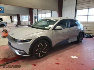 2022 Hyundai IONIQ 5 SE with VIN KM8KMDAF2NU067640, listed as a Copart auction lot 49702043 with 19,135 mi miles. Bid and sale history available at carsss.com. Image 1.