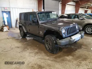 2014 Jeep Wrangler Unlimited Sahara z VIN 1C4BJWEG6EL183943, wystawiony jako Copart lot #48945325 z przebiegiem 171 711 mil mil oraz Czysty tytuł • Clean title. Historia ofert i sprzedaży dostępna na DreamBid. Obrazek 4.