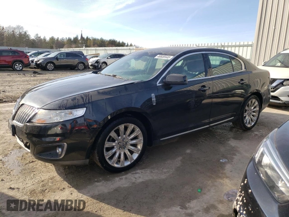 2009 Lincoln MKS with VIN 1LNHM94R69G621456, listed as a Copart auction lot 46830445 with 161,656 mi miles and Salvage Title. Bid and sale history available at carsss.com. Image 1.