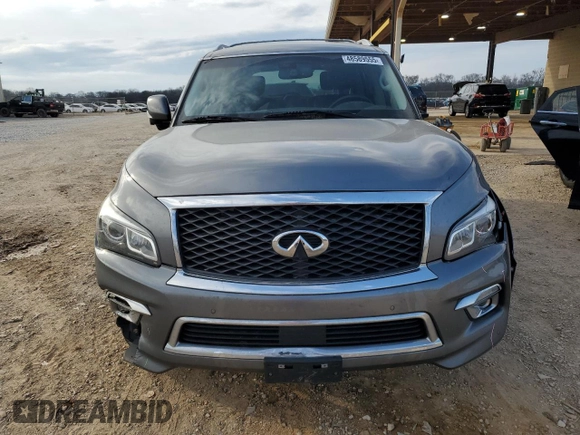 2016 Infiniti QX80 with VIN JN8AZ2NE4G9126706, listed as a Copart auction lot 48589555 with 151,940 mi miles and Salvage Title. Bid and sale history available at DreamBid. Image 5.