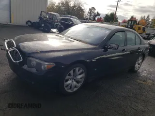 2003 BMW 7 Series 745i with VIN WBAGL63463DP67983, listed as a Copart auction lot 78225504 with 0 mi miles and Clean Title. Bid and sale history available at carsss.com. Image 1.
