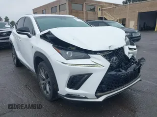2018 Lexus NX with VIN JTJYARBZ7J2099919, listed as a IAAI auction lot 41507436 with 105,468 mi miles. Bid and sale history available at carsss.com. Image 1.