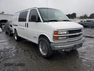 2001 Chevrolet Express Cargo with VIN 1GCHG35R911172286, listed as a Copart auction lot 82878993 with Not provided miles and Clean title. Bid and sale history available at DreamBid. Image 4.