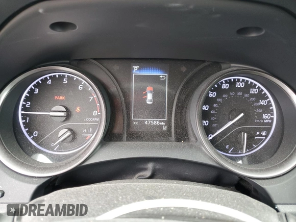 2022 Toyota Camry SE with VIN 4T1G11AK0NU002196, listed as a Copart auction lot 52739605 with 47,586 mi miles and Salvage Title. Bid and sale history available at DreamBid. Image 9.