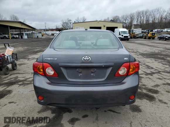 2009 Toyota Corolla with VIN JTDBL40E599071285, listed as a Copart auction lot 52786115 with 193,191 mi miles and Salvage Title. Bid and sale history available at carsss.com. Image 6.