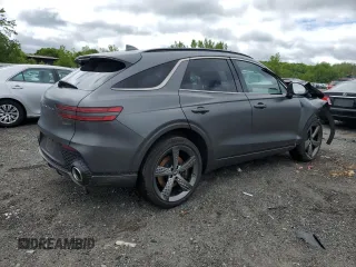 2024 Genesis GV70 Sport z VIN 5NMMCDTC8RH004817, wystawiony jako Copart lot #58254995 z przebiegiem 27 557 mil mil oraz Szkoda całkowita • Salvage title. Historia ofert i sprzedaży dostępna na DreamBid. Obrazek 3.