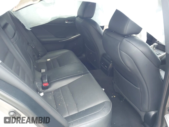 2015 Lexus IS 250 with VIN JTHCF1D28F5022738, listed as a IAAI auction lot 42487636 with 104,789 mi miles and . Bid and sale history available at DreamBid. Image 8.