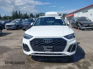 2022 Audi Q5 S line Premium Plus with VIN WA1EAAFY9N2112369, listed as a IAAI auction lot 42085322 with 58,303 mi miles and . Bid and sale history available at DreamBid. Image 12.