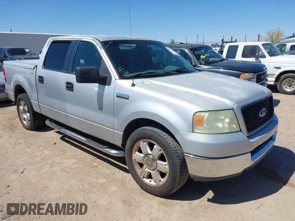 2005 Ford F-150 XLT with VIN 1FTPW125X5KE67448, listed as a IAAI auction lot 41975500 with 298,230 mi miles. Bid and sale history available at carsss.com. Image 1.