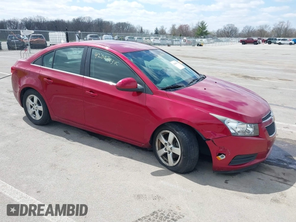 2012 Chevrolet Cruze 1LT with VIN 1G1PF5SC9C7205564, listed as a IAAI auction lot 42008632 with 144,094 mi miles and . Bid and sale history available at DreamBid. Image 1.
