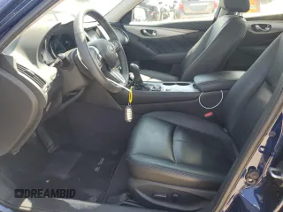 2021 Infiniti Q50 Luxe with VIN JN1EV7BR7MM755031, listed as a Copart auction lot 57383075 with 35,903 mi miles and Salvage title. Bid and sale history available at DreamBid. Image 7.