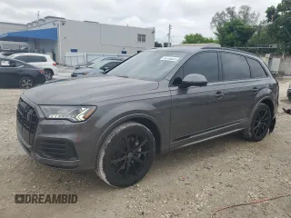 2023 Audi Q7 Premium Plus with VIN WA1LCBF71PD023112, listed as a Copart auction lot 56709605 with 15,683 mi miles and Non repairable. Bid and sale history available at DreamBid. Image 1.