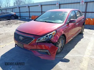 2015 Hyundai Sonata 2.4L Sport with VIN 5NPE34AF7FH240729, listed as a IAAI auction lot 41636930 with 88,446 mi miles. Bid and sale history available at carsss.com. Image 20.