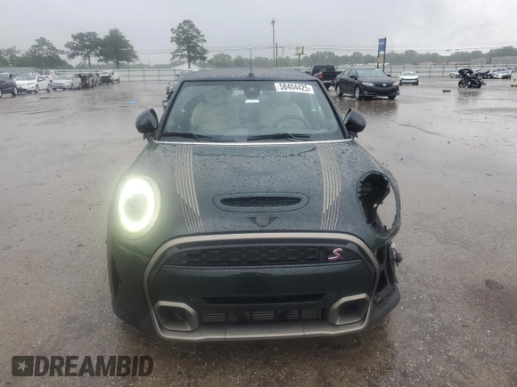 2023 MINI Convertible Cooper S with VIN WMW43DL07P3R08849, listed as a Copart auction lot 58404425 with 23,155 mi miles and Salvage title. Bid and sale history available at DreamBid. Image 5.