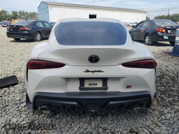 2020 Toyota GR Supra 3.0 with VIN WZ1DB4C06LW025616, listed as a Copart auction lot 72152934 with 0 mi miles and Salvage Title. Bid and sale history available at carsss.com. Image 6.