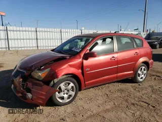 2005 Pontiac Vibe with VIN 5Y2SL63805Z464722, listed as a Copart auction lot 75618334 with 121,910 mi miles and Salvage Title. Bid and sale history available at carsss.com. Image 1.