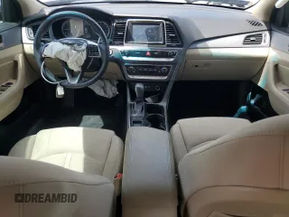 2018 Hyundai Sonata SEL with VIN 5NPE34AF4JH666466, listed as a Copart auction lot 51735175 with 76,997 mi miles and Salvage Title. Bid and sale history available at DreamBid. Image 8.