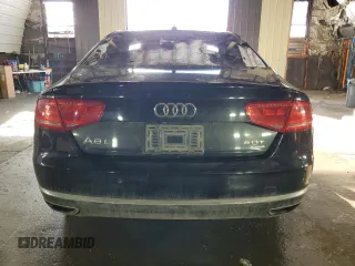 2013 Audi A8 4.0L с VIN WAUR2AFD0DN010633, выставлен на аукционе Copart как лот 47470525 с пробегом 127 801 миль миль и Списание • Salvage title. История ставок и продаж доступна на DreamBid. Изображение 6.