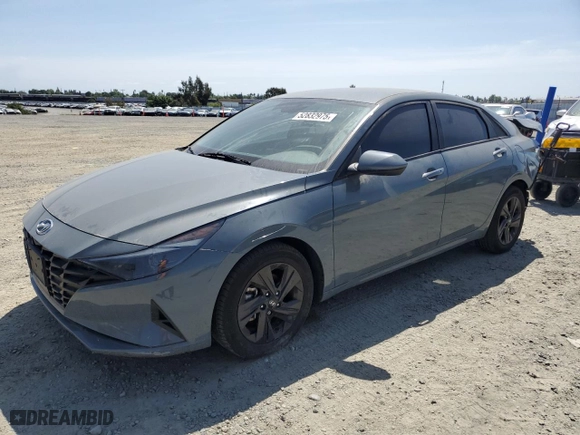 2021 Hyundai Elantra SEL with VIN KMHLS4AG1MU193697, listed as a Copart auction lot 52832975 with 40,006 mi miles and Salvage Title. Bid and sale history available at carsss.com. Image 1.