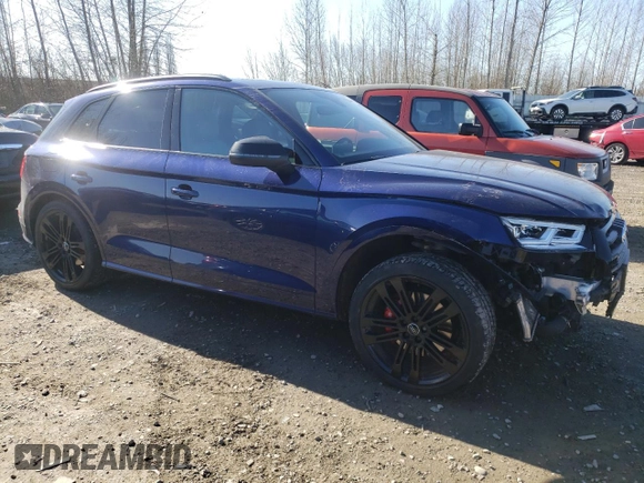2019 Audi SQ5 Premium Plus with VIN WA1B4AFY2K2087126, listed as a Copart auction lot 44254124 with 36,275 mi miles and . Bid and sale history available at DreamBid. Image 4.