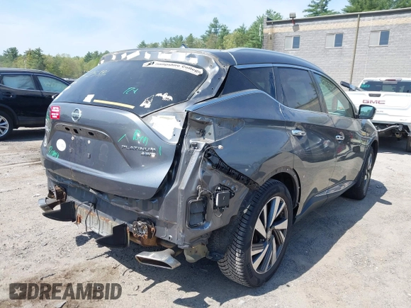 2015 Nissan Murano SL z VIN 5N1AZ2MH2FN202285, wystawiony jako IAAI lot #42229071 z przebiegiem 124 211 mil mil oraz . Historia ofert i sprzedaży dostępna na DreamBid. Obrazek 4.