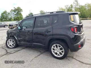 2022 Jeep Renegade Latitude z VIN ZACNJDB10NPN70997, wystawiony jako Copart lot #56013455 z przebiegiem 20 548 mil mil oraz Szkoda całkowita • Salvage title. Historia ofert i sprzedaży dostępna na DreamBid. Obrazek 2.