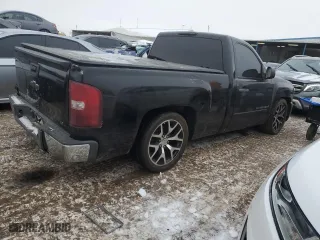 2007 Chevrolet Silverado 1500 Work Truck with VIN 1GCEC14C27Z535103, listed as a Copart auction lot 45053005 with 154,272 mi miles and Salvage Title. Bid and sale history available at carsss.com. Image 3.