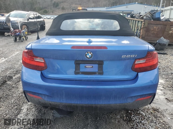 2016 BMW 2 Series 228i with VIN WBA1K9C58GV322471, listed as a Copart auction lot 39261604 with 71,839 mi miles. Bid and sale history available at carsss.com. Image 10.