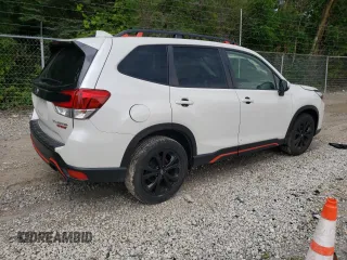 2020 Subaru Forester Special Sports with VIN JF2SKARC0LH608811, listed as a Copart auction lot 61369395 with 58,326 mi miles and Salvage title. Bid and sale history available at DreamBid. Image 3.
